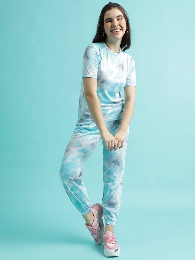 Vol 65 By Aakruti Tie Dye Tshirt With Jogger Cord Set Night Suits Wholesale Online

